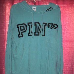 Used “Pink” long sleeve pocket T-Shirt